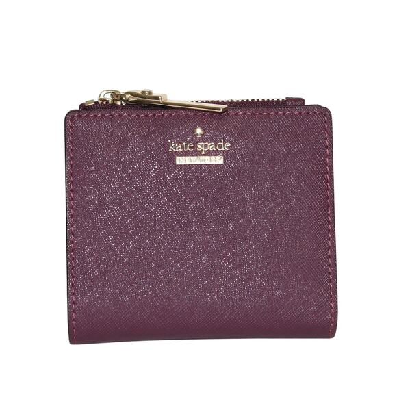 Kate Spade Cameron Street Adalyn Wallet Purple Maroon - Picture 2 of 6